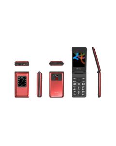 Teléfono Libre Qubo X-28 7,11 cm (2,8") con Cámara Rojo